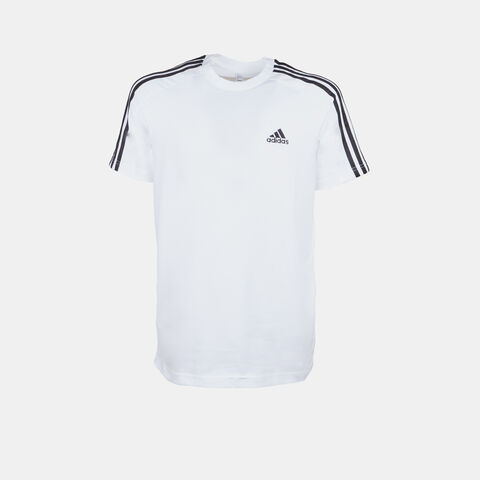 Camiseta de hombre Adidas M 3S SJ T WHITE/BLACK, Blanco Camiseta de hombre Adidas M 3S SJ T WHITE/BLACK, Blanco